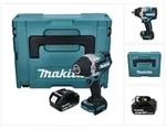 "Makita DTW 700 M1J Akku Schlagschrauber 18 V 700 Nm 1/2" XPT Brushless + 1x...