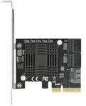 Delock 5 port SATA PCI Express x4 Card - Low Profile Form Factor