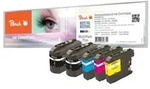 Peach Multi Pack Plus - 5er-Pack - Schwarz, Gelb, Cyan, Magenta - kompatibel -