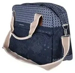 Basil Schultertasche Boheme Carry All indigo blue mit Rei&szlig;verschluss, 18 Liter,