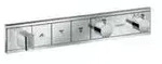 hansgrohe HG Fertigmontageset RAINSELECT f UP-Thermostat 3 Verbr