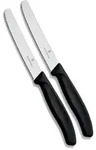 Victorinox | Swiss Classic Set | 2 St&uuml;ck | Schwarz | ergonomische Griffe |...