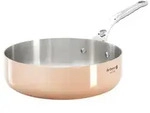 De Buyer GERADE SAUTEUSE, KUPFER/EDELSTAHL PRIM