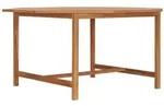vidaXL Gartentisch 150x150x75 cm Teakholz Massiv