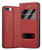 Cadorabo Schutzhülle für Apple iPhone 7 PLUS / 7S PLUS / 8 PLUS Hülle in Rot