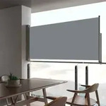vidaXL Ausziehbare Seitenmarkise 60&times;300 cm Grau