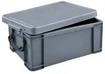 Aufbewahrungsbox 9,0 l - 39,5 x 25,5 x 15,5 cm silber 9S