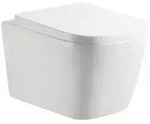 Beitz & Walz AqvaCeramica WC Wand Tiefsp&uuml;ler sp&uuml;lrandlos 495 x 365 mm - wei&szlig; -