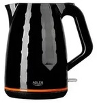 Adler AD 1277 Wasserkocher 1,7 L, 2200 W, 360&deg;-Sockel - Schwarz