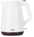 Adler AD 1277 Wasserkocher 1,7 L, 2200 W, 360&deg;-Sockel - Wei&szlig;
