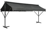 vidaXL Freistehende Markise 500x300 cm Anthrazit