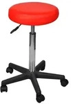 vidaXL B&uuml;rohocker Rot