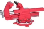 KS TOOLS Parallel-Schraubstock mit Drehteller, 147 mm