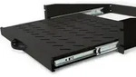 Digitus DN-19-TRAY-2-450-SW 19 Zoll Netzwerkschrank-Ger&auml;teboden 2 HE Geeignet f&uuml;r