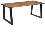 vidaXL Esstisch Massivholz Akazie 180 x 90 cm
