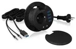 IB-HUB1430, 4 Port USB 3.0 Type-A Tisch-Hub mit Audio Ein-/Ausgang und Schuko