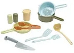 dantoy BIO Kinder-K&uuml;chen-Set, mehrfarbig, 12-teilig (1 Set)