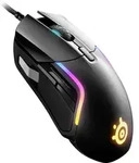 Steelseries Rival 5 Gaming-Maus USB Optisch Schwarz, Grau 9 Tasten Beleuchtet