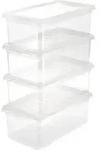 "keeeper Aufbewahrungsboxen-Set "bea", 4x 5,6 Liter, PP"