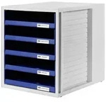 HAN SCHRANK-SET 1401-14 Schubladenbox Lichtgrau DIN A4 Anzahl der Schubf&auml;cher: 5