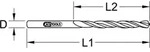 KS TOOLS HSS-G Spiralbohrer, 11,5mm, 5er Pack (330.2115)