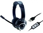 Conceptronic POLONA 01B Over Ear Headset kabelgebunden Stereo Schwarz Fernbedienung,
