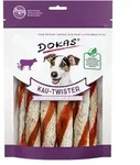 Dokas Kau-Twister Rinderhaut, Entenherz & Entenbrust 200g