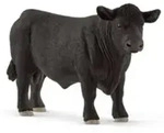 schleich FARM WORLD Black Angus Bulle, 3 Jahr(e), Mehrfarbig, Kunststoff