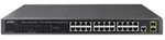 PLANET GS-4210-24T2S - Switch - managed - 24 x 10/100/1000 + 2 x SFP