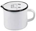 Kr&uuml;ger 4 12 1 Milchtopf wei&szlig; 12cm, wei&szlig; (1 St&uuml;ck)