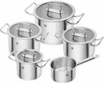 5-teiliges Kochtopfset aus Edelstahl 18/10 Hochwertiges Kochgeschirr f&uuml;r