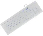 KeySonic KSK-8031INEL Tastatur Industriell USB QWERTZ Deutsch Wei&szlig; Eingabe /...