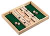 Shut The Box, 12er, 2er Variante, Brettspiel aus Holz, 1-2 Spieler, ab 8 Jahren