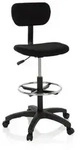 Arbeitsstuhl Arbeitshocker TOP WORK 05 Stoff schwarz hjh OFFICE