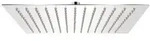vidaXL Regenbrause Edelstahl 30x30 cm Quadratisch