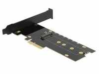 DELOCK PCI Express Card 4x < intern MVme M.2 Key M mit RGB