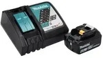 Makita DHP 487 RG1J Akku Schlagbohrschrauber 18 V 40 Nm Brushless + 1x Akku 6,0...