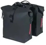 Basil Doppelpacktasche SoHo Nordlicht, 31x13x37cm, schwarz