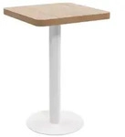 vidaXL Bistrotisch Hellbraun 50x50 cm MDF
