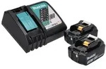 Makita DHP 487 RF Akku Schlagbohrschrauber 18 V 40 Nm Brushless + 2x Akku 3,0 Ah +