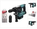 Makita DHR 243 Z Akku Bohrhammer 18 V 2,0 J SDS plus Brushless + 5 tlg. Bohrer Set -
