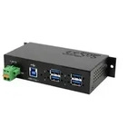 EXSYS EX-1185HMVS-2 4-Port Metall USB 3.2 Gen1 mit 15KV ESD &Uuml;berspannungs-Schutz