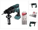 Makita DHR 182 Z Akku Bohrhammer 18 V 1,7 J SDS plus Brushless + 5 tlg. Bohrer...