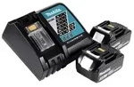 Makita DRS 780 RF Akku Handkreiss&auml;ge 36V ( 2x18V ) 185 mm Brushless + 2x Akku...