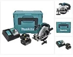 Makita DSS 611 RGJ Akku Handkreiss&auml;ge 18 V 165 mm + 2x Akku 6,0 Ah +...