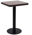 vidaXL Bistrotisch Dunkelbraun 50x50 cm MDF