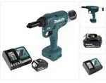 Makita DRV 250 RG1 Akku Blindnietsetzger&auml;t 18V 20kN Brushless + 1x Akku 6,0Ah +