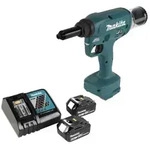 Makita DRV 250 RG Akku Blindnietsetzger&auml;t 18V 20kN Brushless + 2x Akku 6,0Ah +