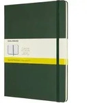 Notizbuch XL 19x25cm kariert Hardcover 96 Blatt myrtengr&uuml;n