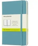 Notizbuch Pocket A6 blanko Hardcover 96 Blatt riffblau
